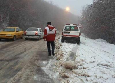 برف و باران در جاده های 16 استان ، 9 جاده مسدود است