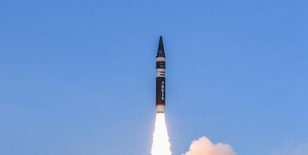 آزمایش پیروز موشک اتمی هند با برد 2 هزار کیلومتر
