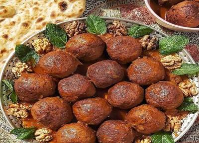 طرز تهیه کوفته شیرین کرمانشاهی